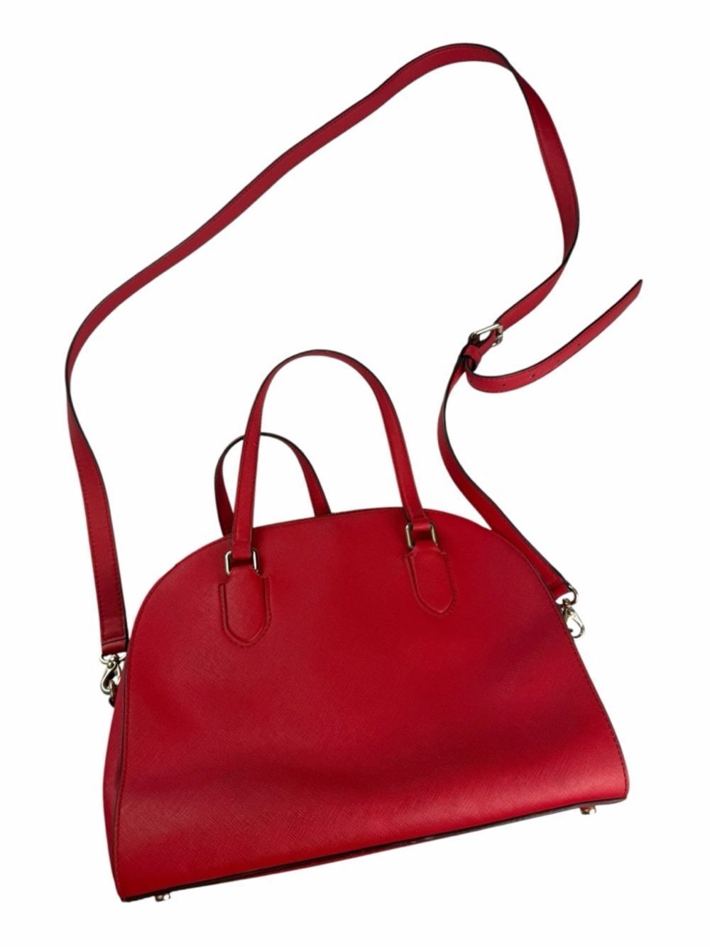 Kate Spade Reiley Red Laurel Way Satchel chili red EUC - Picture 3 of 10